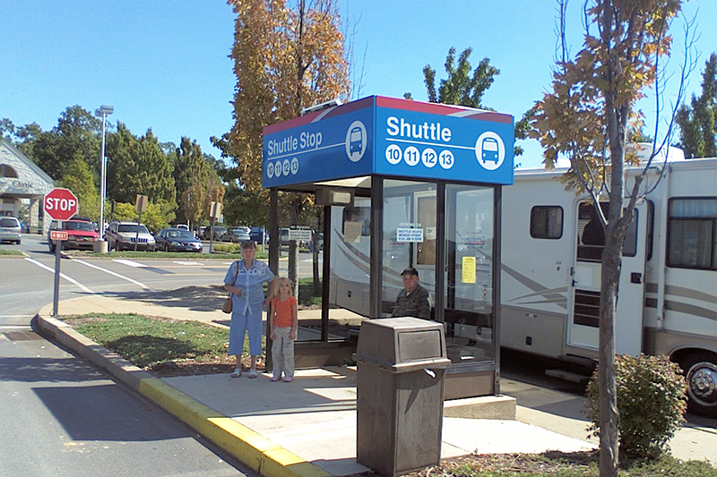 exterior hospital facility wayfinding signage