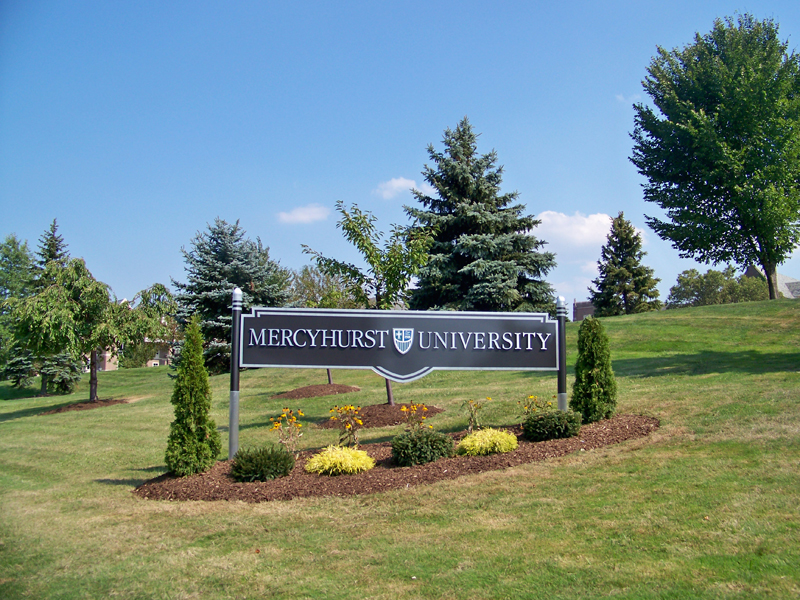 exterior university identification signage 2