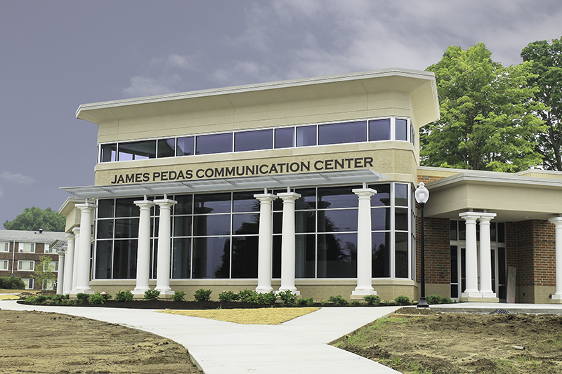 university indentification letters exterior signage